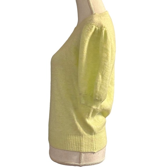 Vero Moda Sweater Short Puff Sleeve Light Green lWomen’s SZ US Medium Soft - Picture 5 of 10